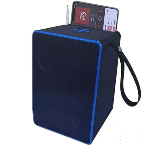 Rechargeable Bluetooth Speaker FM/USB/SD Card - Black