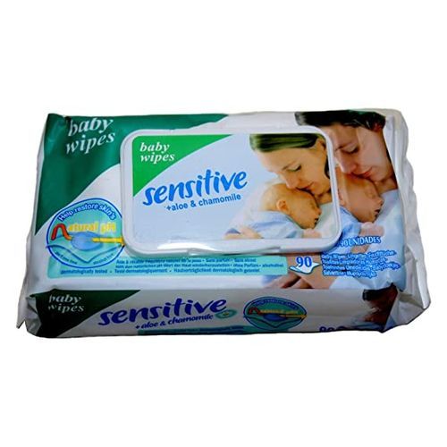 Sensitive Baby Wipes Wet Towels Soft And Smooth 90Pcs