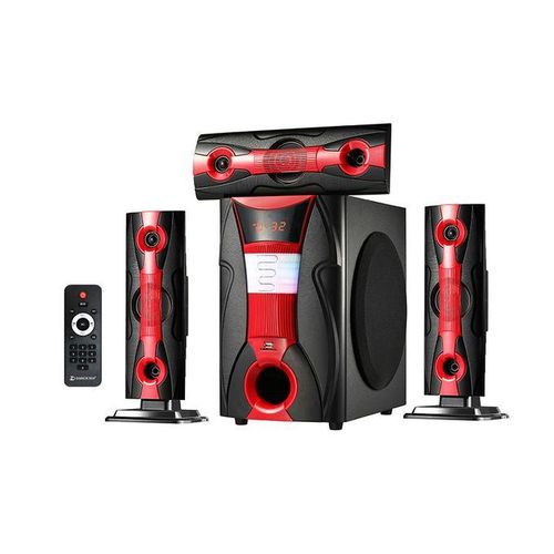 Djack  3.1 Multimedia Bluetooth Speaker System Woofer - Red, Black,Silver