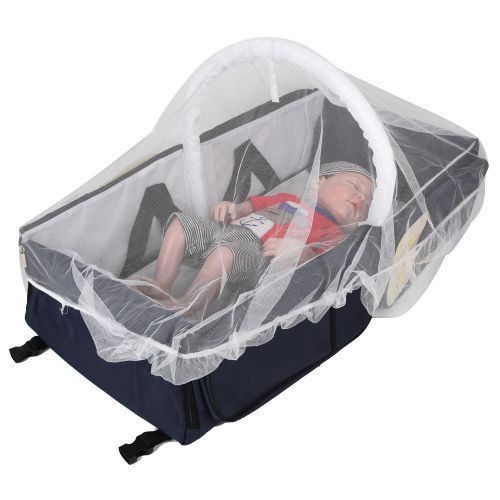3 in 1, Baby Bed, Bag & Mosquito Net - Pink
