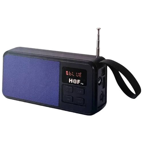 Hf Rechargeable USB/SD Portable Speaker With FM Radio - Black, Color May Vary