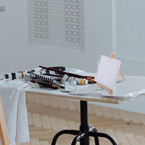 Mini Easel Stands Canvas Painting Sketchpads Kids Painting Boards And Easels Mini Canvas Panel Wooden Easel Sketchpad