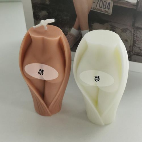Artistic Buttocks Silicone Mold For Handmade Candle Soap Epoxy Resin Chocolate Decoration Gypsum Ice Diy Baking Mould