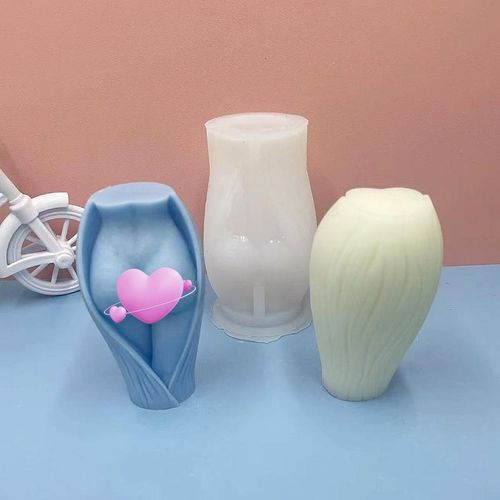 Artistic Buttocks Silicone Mold For Handmade Candle Soap Epoxy Resin Chocolate Decoration Gypsum Ice Diy Baking Mould