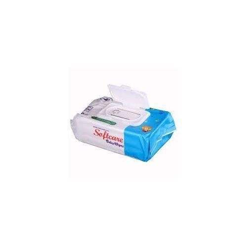 Softcare Wet Baby Wipes-80 Pieces-White