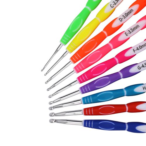 13pcs Crochet Hooks Kit Set Needles Storage Bag 6 Wool Sewing Tools