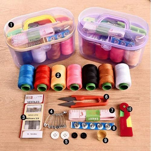 Sewing Accessories Portable Sewing Box Needle Thread Sewing Kit
