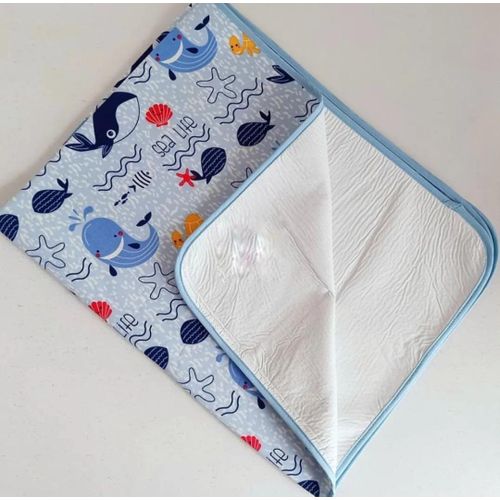 Baby Water proof urine & changing mat - Blue