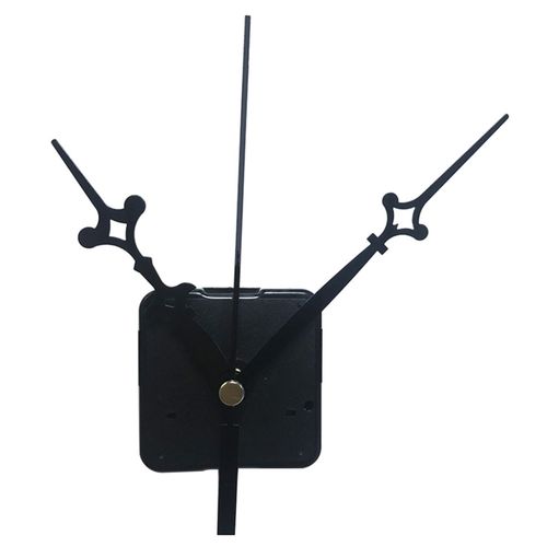 Black Quartz Hand Clock Movement Motor Mechanism Hands & Fittings DIY Kit NO5119