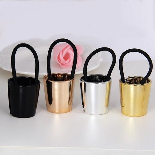 Elastic Rubber Hair Band Circle Cuff Scrunchies Loop Rope For Weav Pigtail Tail Ponytail Holder Girl Woman Accessories Jewelry