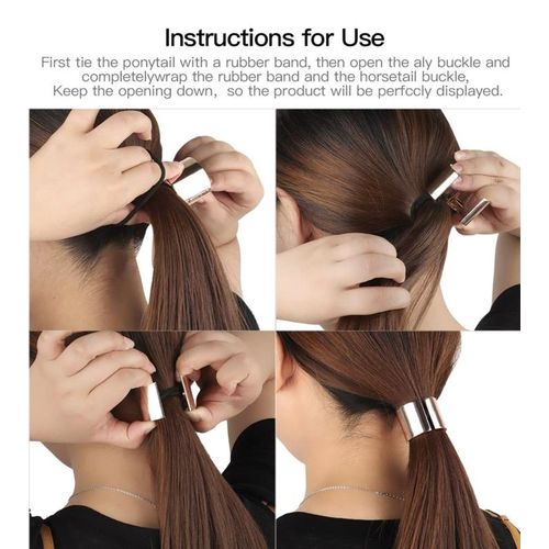 Elastic Rubber Hair Band Circle Cuff Scrunchies Loop Rope For Weav Pigtail Tail Ponytail Holder Girl Woman Accessories Jewelry