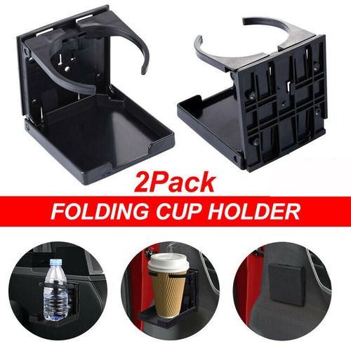 Car Drink Bottle Holder Universal Cup Folding Stand Abs Foldable Bracket Stand For Car Boat Truck Yacht Suv Rv Van Cup Tray
