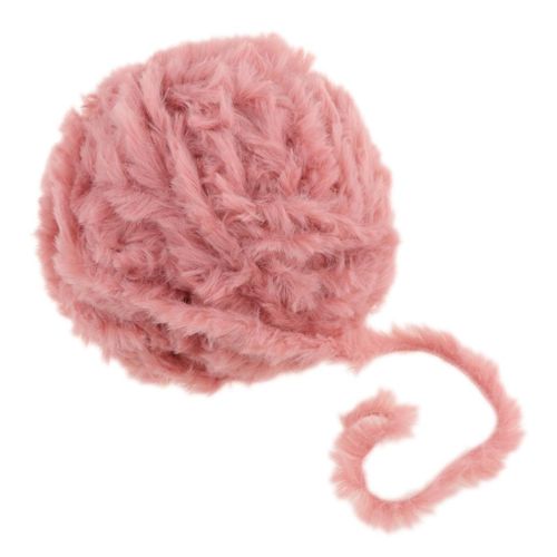 32m Soft Hand Knitting Fur Yarn Warm Baby Yarn Woven Sweater Coral