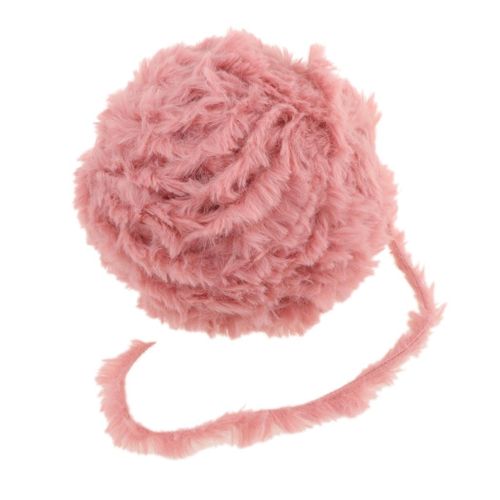 32m Soft Hand Knitting Fur Yarn Warm Baby Yarn Woven Sweater Coral