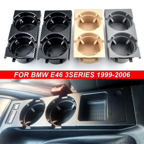 Car Center Console Water Cup Holder Beverage Bottle Holder Coin Tray For Bmw 3 Series E46 323i 318i 320i 98-06 51168217953