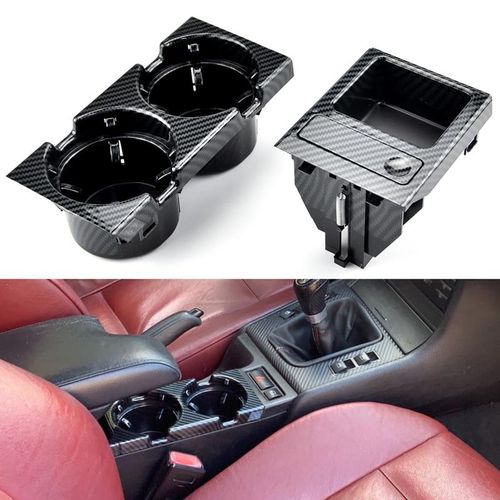 Car Center Console Water Cup Holder Beverage Bottle Holder Coin Tray For Bmw 3 Series E46 323i 318i 320i 98-06 51168217953