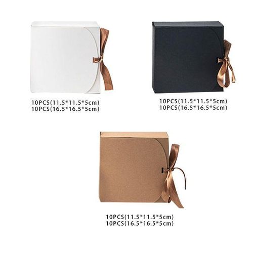 10Pcs Gift Boxes For Presents Gift Packaging White 11.5cm