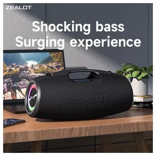 Zealot Quality Wireless Water Proof Portable Bluetooth Speaker Subwoofer With Base Stereo Speaker For Parties