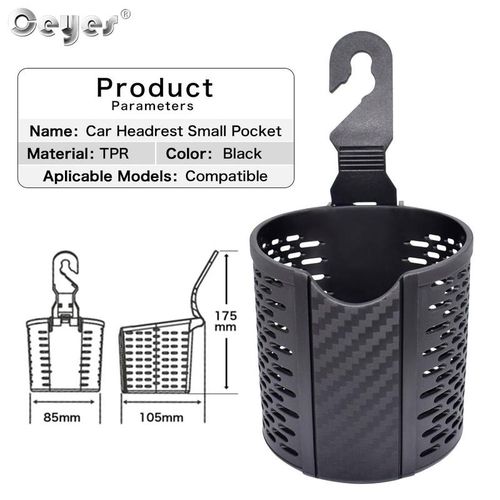 Car Cup Holder Back Seat Hook Hanging Mount Drink Container For Truck Auto Interior Water Bottle Storage Holders Organizer