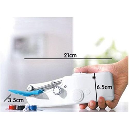 Handheld Portable and Cordless Electric Stitch Home Clothes Fabric Curtains Lightweight Craft Single Thread Sewing Machine