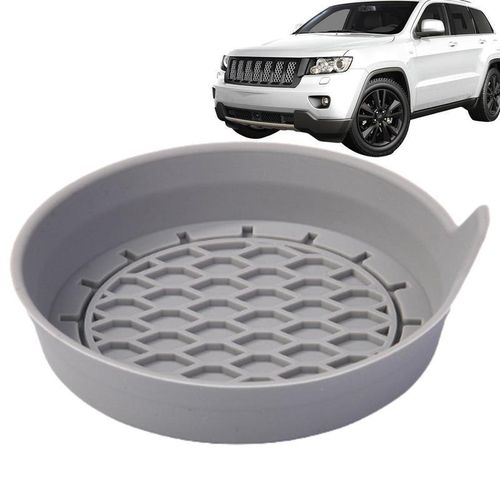 Multifunctional Car Coaster Water Cup Slot Non Slip Mat Cup Holder Coasters Silica Pads Auto Interior Decoration Accessories
