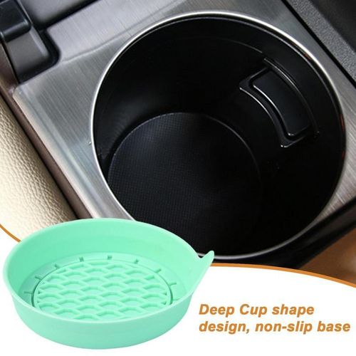 Multifunctional Car Coaster Water Cup Slot Non Slip Mat Cup Holder Coasters Silica Pads Auto Interior Decoration Accessories