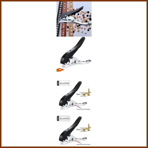 Hole Diameters 8mm Edge Banding Punching Pliers Hole 8mm 10mm Aperture Card Corner Round Puncher Paper Cutter