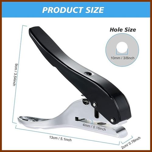 Hole Diameters 8mm Edge Banding Punching Pliers Hole 8mm 10mm Aperture Card Corner Round Puncher Paper Cutter