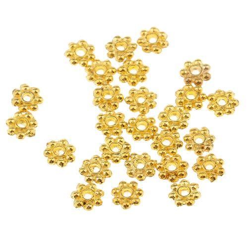 100pcs New Snowflake Spacer Beads DIY Jewelry For Necklace Bracelet