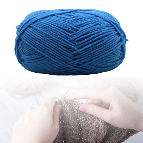 Crochet Thread Hand Knitting Crochet Line For Gloves Blue