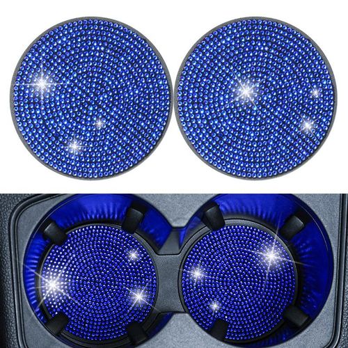 2pcs Bling Car Cup Holder Coaster Auto Anti Slip Bling Cup Holder Coaster Auto Automotive Interior Accessories S For Women