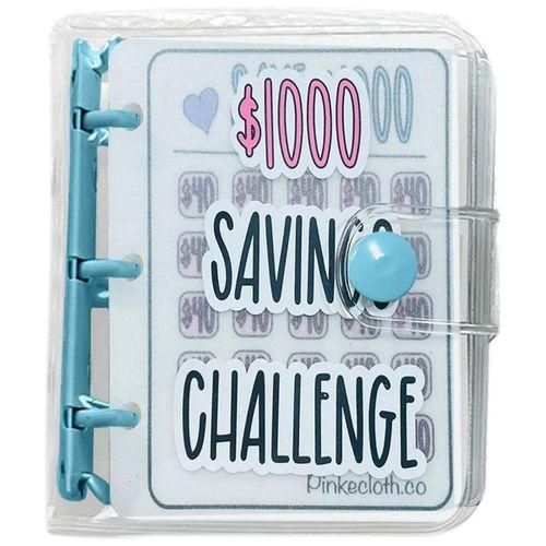 1000 Savings Challenge Binder, Money Saving Binder, Savings