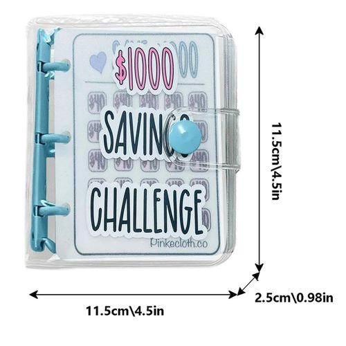 1000 Savings Challenge Binder, Money Saving Binder, Savings