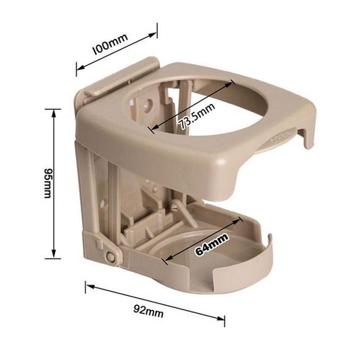 Foldable Car Cup Holder Portable Abs Beverage Holder Cup Bracket