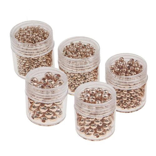 Pack Of 5 Bottles Charm Beads, Bracelet Connector Rose