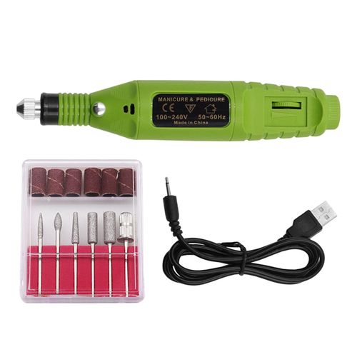Nail Drill Pen Acrylic Gel Removal Grinder Polish Machine for Green