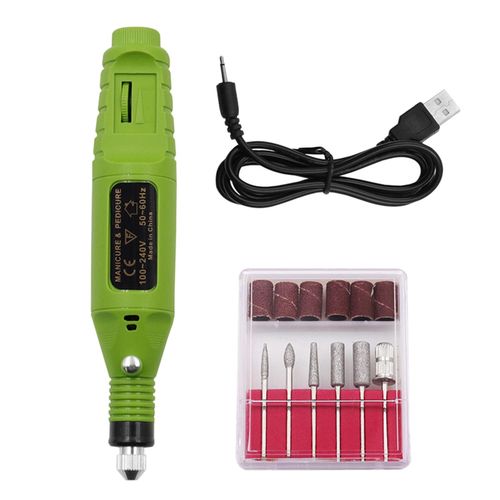 Nail Drill Pen Acrylic Gel Removal Grinder Polish Machine for Green