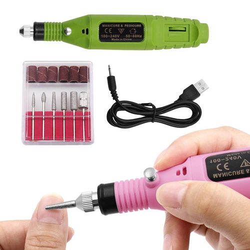 Nail Drill Pen Acrylic Gel Removal Grinder Polish Machine for Green