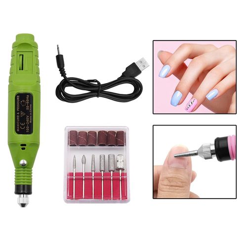 Nail Drill Pen Acrylic Gel Removal Grinder Polish Machine for Green