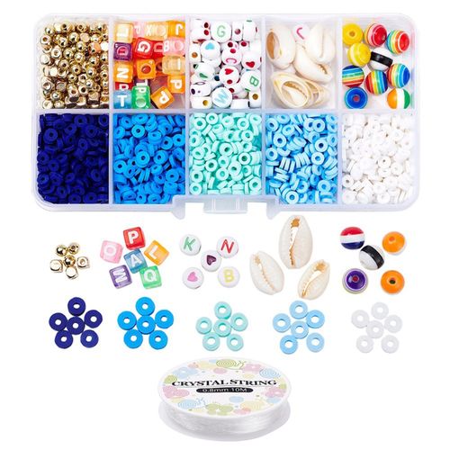 4mm 10 Grid Clay   With Letters String  B