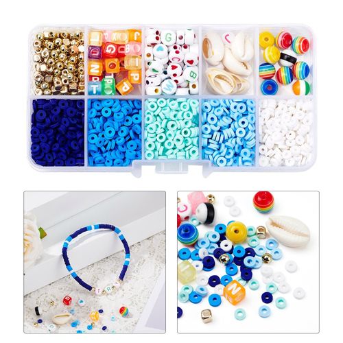 4mm 10 Grid Clay   With Letters String  B