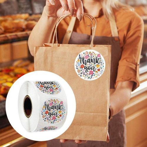 500 Pieces Thank You Stickers Envelope Seals For Colorful