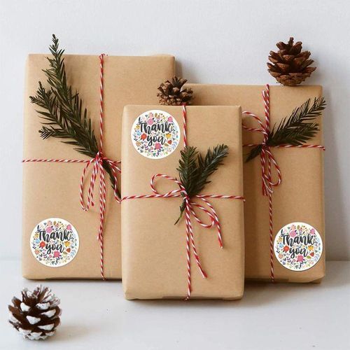 500 Pieces Thank You Stickers Envelope Seals For Colorful