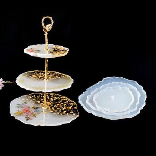 Epoxy Resin Molds Resin Mold Casting Mold Cake Stand Silicone Mold