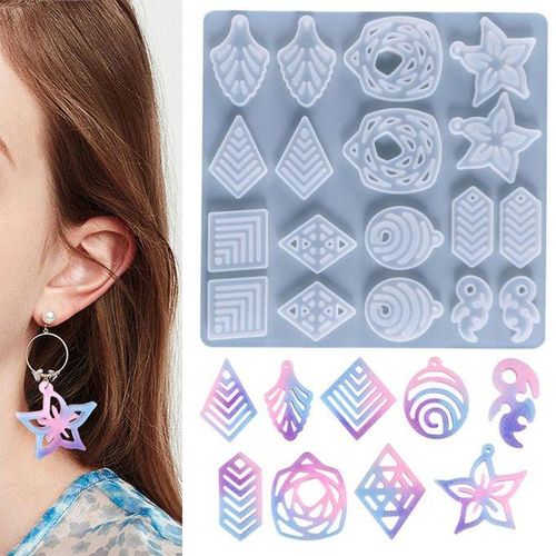 Resin Earring Molds  Epoxy Resin Mould DIY Pendant Tools Jump  23