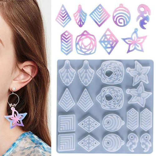 Resin Earring Molds  Epoxy Resin Mould DIY Pendant Tools Jump  23