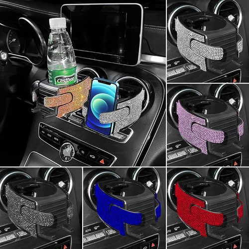 Car Air Vent Cup Holder 2 In 1 Auto Cup Holder And Phone Mount Universal Drink Bottle Cup Holder Organizer Car Accessories