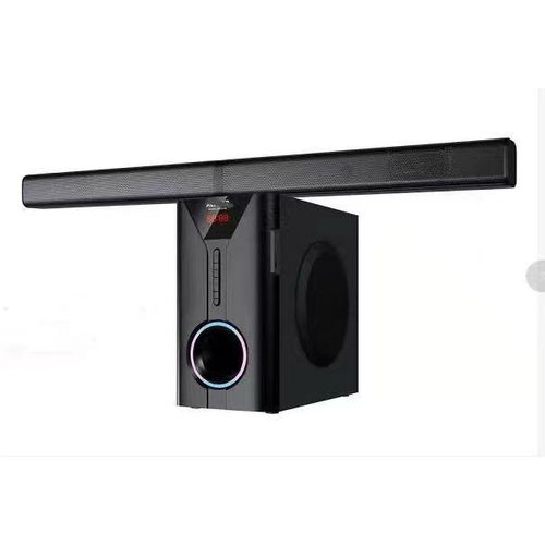 Smartplus 2.1 Channel Speaker With Convertible Soundbar And Super Subwoofer AC/DC -Black.