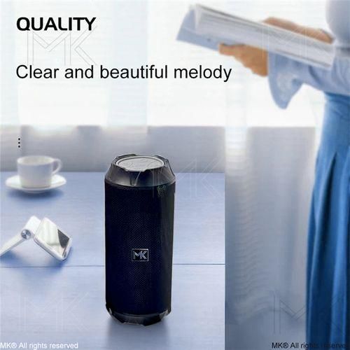 MK ® Wireless Bluetooth Portable Speaker 15W Stereo Sound With Flashlight, TWS Surround Pairing, Lightweight For Party Outdoor Camping