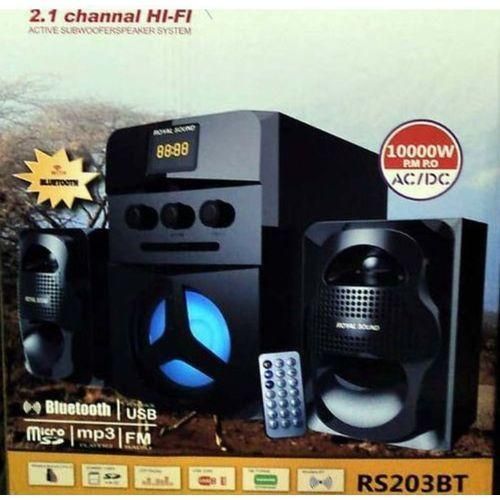 Multimedia subwoofer Bluetooth speaker- Black
